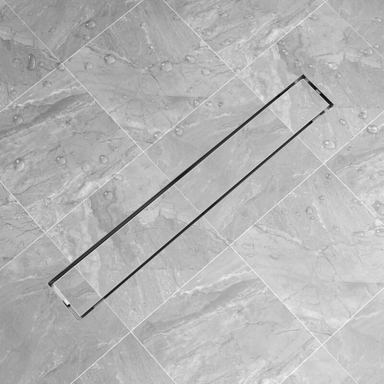 Linear Shower Drain 830x140 mm Stainless Steel