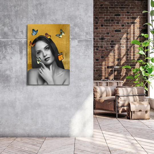 Fluttering Feleings - Unframed Graphic Art