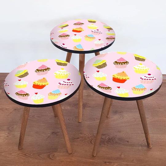 Pennie 3 Piece Nest of Tables