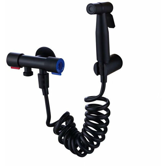 Stainless Steel Toilet Spray Pistol, Bathroom Spray Gun Set, High Pressure Nozzle