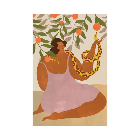 The Smell of Orange by Arty Guava - Wrapped Canvas Painting