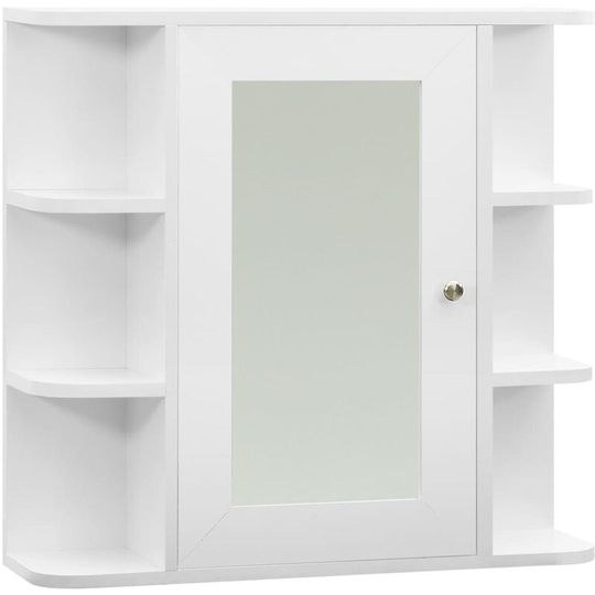 Vidaxl - Bathroom Mirror Cabinet White 66x17x63 cm mdf White