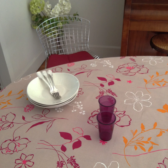 Kamelie 100% Cotton Tablecloth