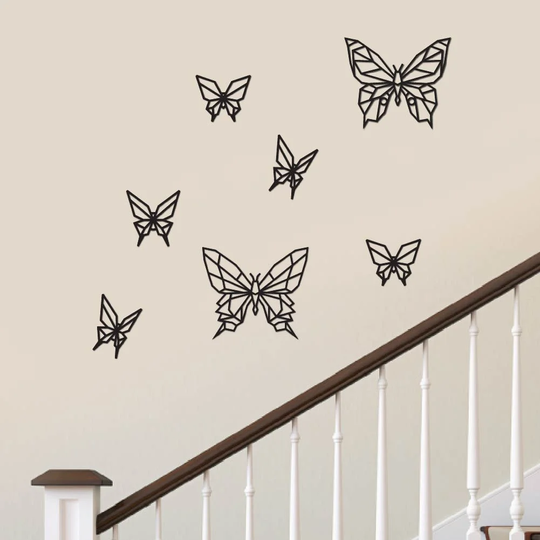 7 Piece Butterfly Wall Décor Set