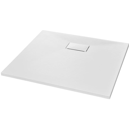 Shower Base Tray smc White 90x80 cm Vidaxl White