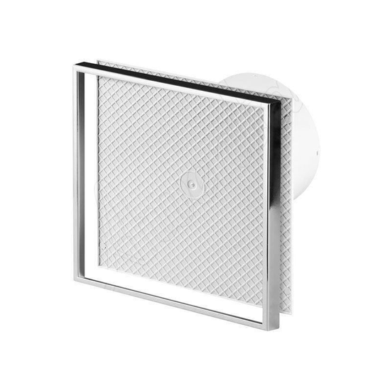 Awenta - Wall Ceramic Tile Bathroom Kitchen Extractor Fan 125mm Diameter with Pull Cord