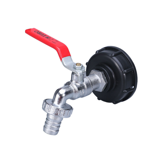 Chrome brass faucet connection 3/4 90-degree output