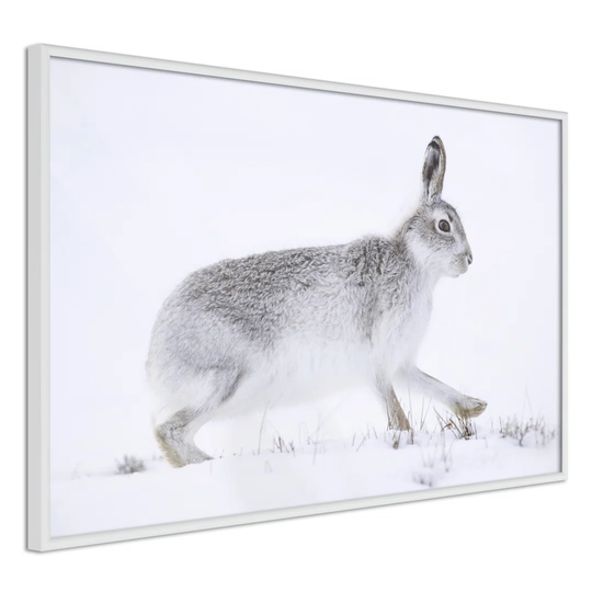 Escape in the Snow - Floater Frame Painting