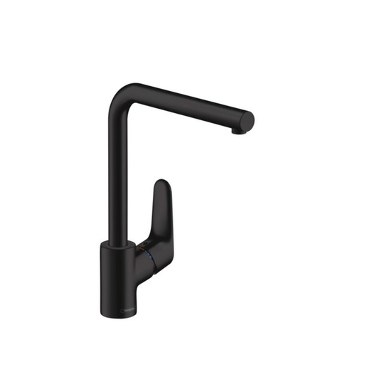 Hansgrohe Focus M41 Single lever kitchen mixer 280 matt black, 1jet (31817670)