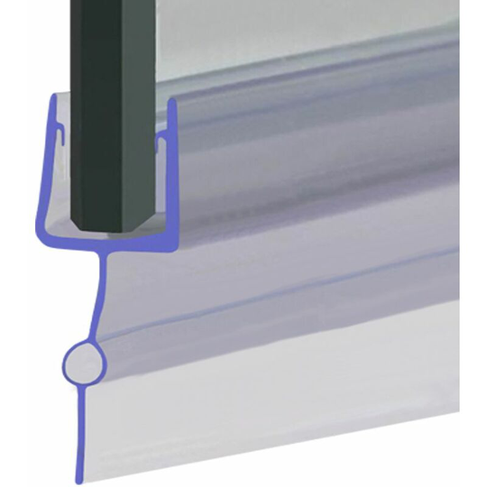 Shower Seal for Screens, Doors or Panels | Fits 4, 5 or 6mm Glass | Seals 20-25mm Gaps | SEAL008 (90cm) - Clear