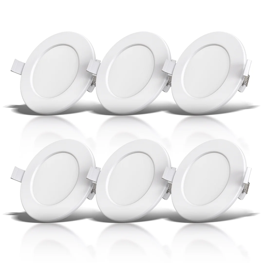 Symple Stuff 6X LED Recessed Bathroom Spotlights Ultra Flat Lamp Ceiling Spot IP44 115Mm