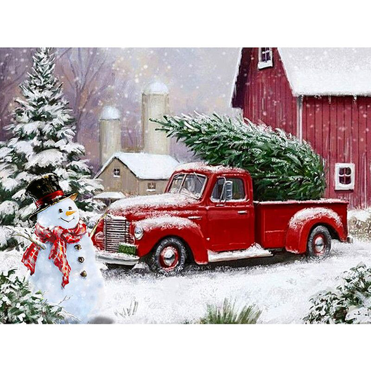 5D Christmas Diamond Painting Kits 12 x 16 inch G1309 for Adults DIY Full Drill Art Blue Daisy Bathtub Picture, Diamond Art Rhinestone Home Wall Decor