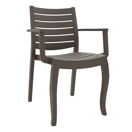 Garden Armchair Marina Pakoworld PP Cappuccino