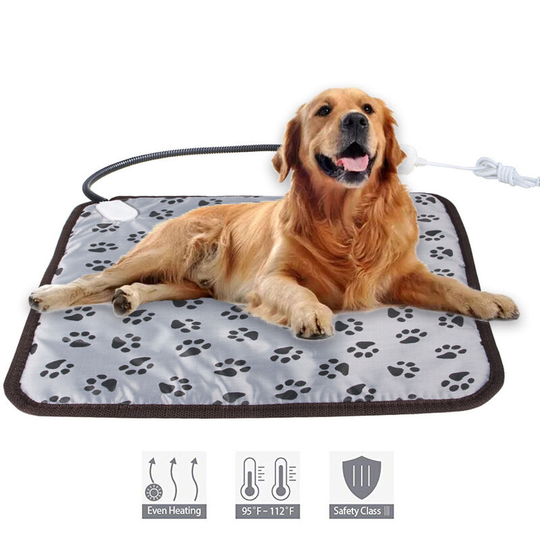 Dog Cat Heating Mat, Dog Cat Heating Pad, Cat Dog Heating Blanket, Constant Temperature, Anti-biting,(45*45cm)(B