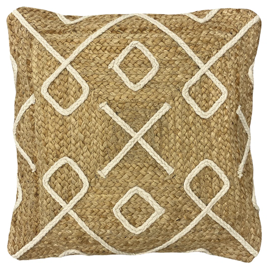 Furn. Roolu Cushion Cover, Jute, Cotton, Natural