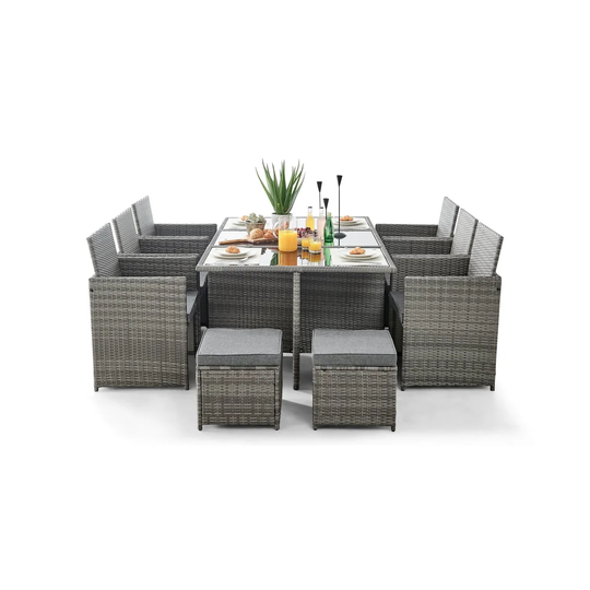 Irram 10 Seater Dining Set with Cushions