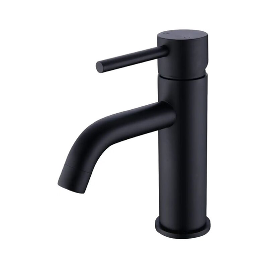 Single Lever Brass Basin/Bathroom Faucet Single Hole,Matte Black,Bathroom Sink Faucet Bathroom Balcony Sink Faucet
