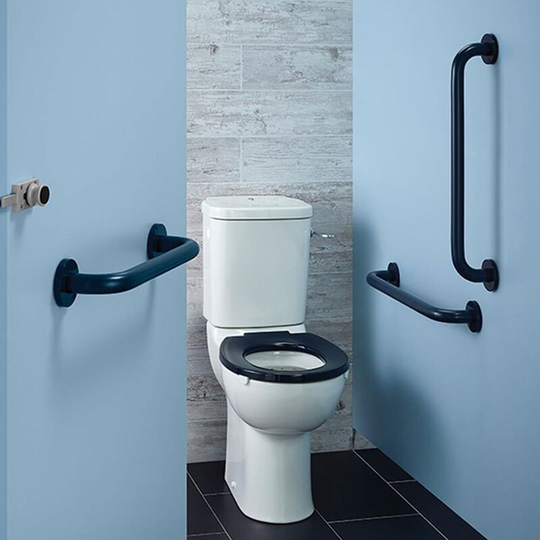 Armitage Shanks Contour 21 Ambulant Doc m Pack with Close Coupled Toilet - Blue