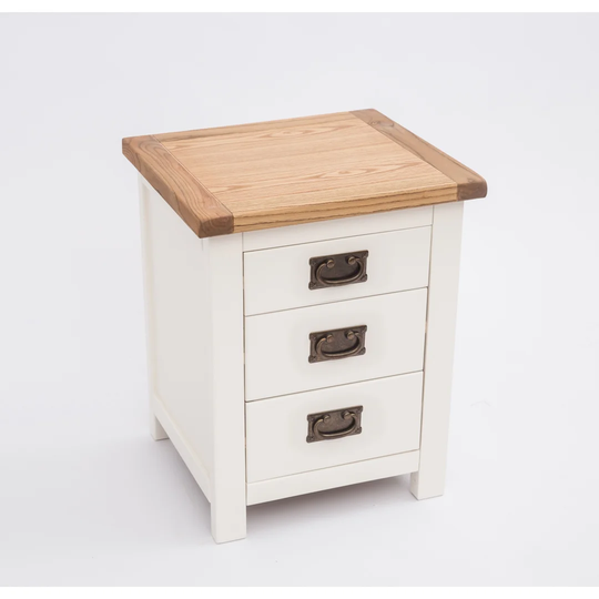 Arlo 3 Drawer Bedside Table