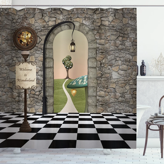 Berglind Polyester Shower Curtain Set