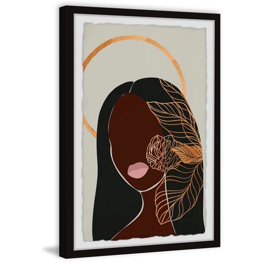Faceless Beauty - Picture Frame Painting