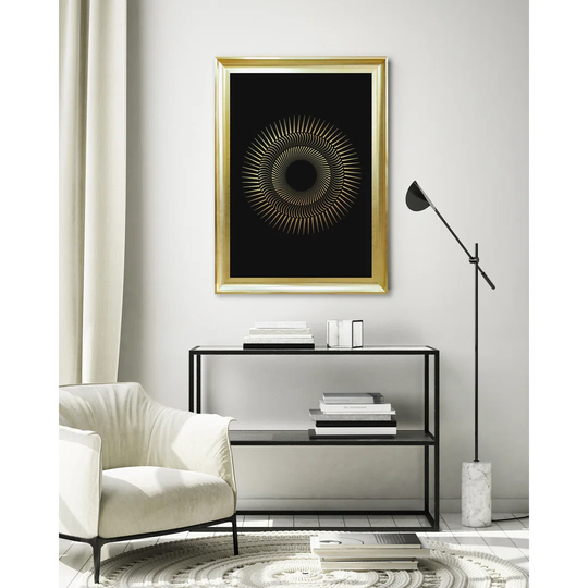 Installation on the Basis of a Wheel No.1 - Picture Frame Graphic Art