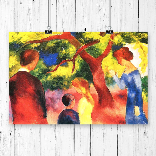 'Family' by August Macke Printing Print