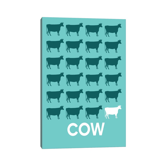 Cow Of Cows by Naxart - Print