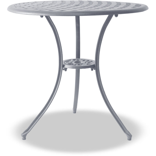 Oshowa Garden & Patio Grey Cast Aluminium Bistro Table - Homeology