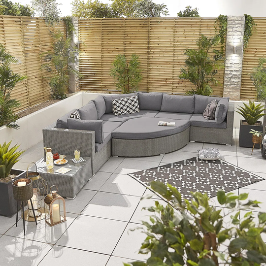 Heritage Hampton Deluxe Corner Sofa Set - Willow