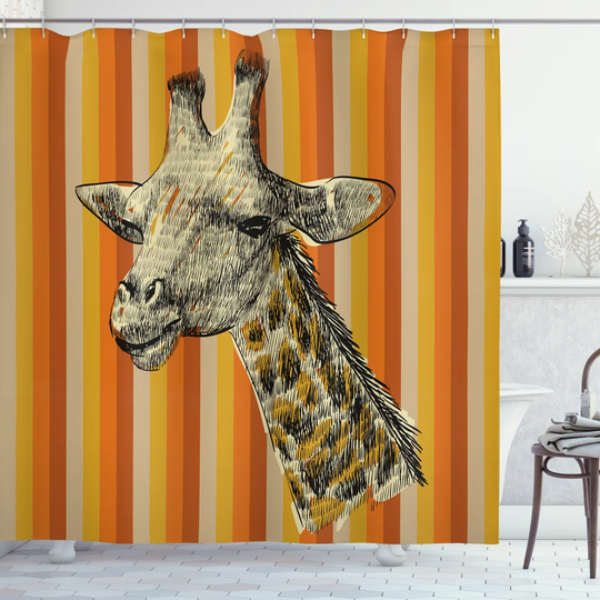 Biftu 13 Piece Polyester Shower Curtain Set