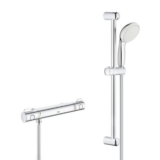 Saez Thermostatic Shower with Handheld Shower Head