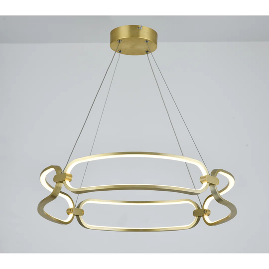 Hillam 1 - Light Geometric LED Pendant