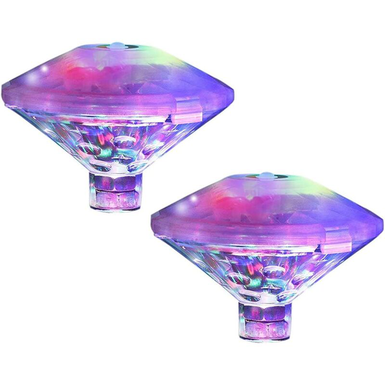 Floating Color Pool Light,BR-Vie Disco Bath Light, IP67 Submersible led Light, led Underwater Light with 7 Modes for Bathroom Swimming Pool Spa