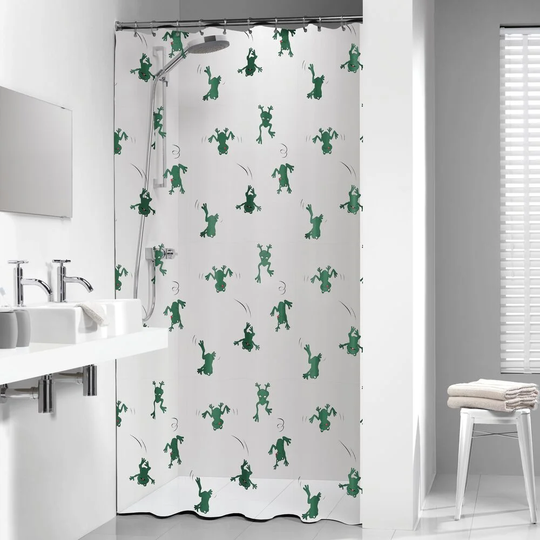 Happy Larry Franklyn Shower Curtain 180X200 Cm PEVA Green