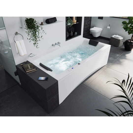 Unity Premium 190cm x 90cm Shower Bath Whirlpool Bathtub