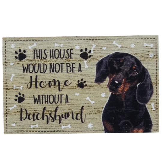 Dachshund Downey Decorative Slate