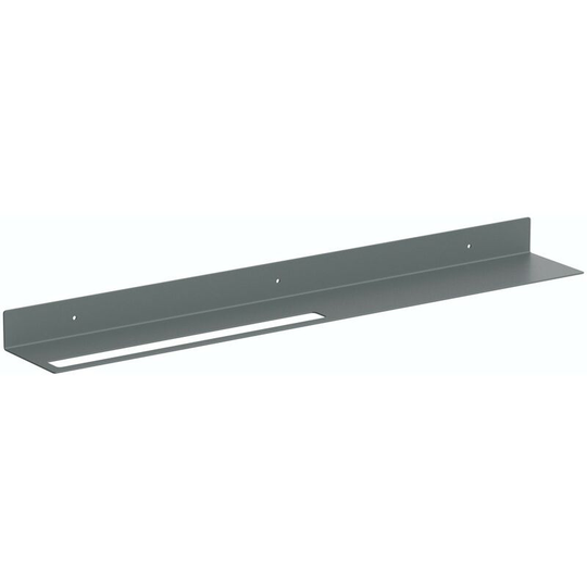 Accents - Mono grey 800mm bathroom shelf - Grey