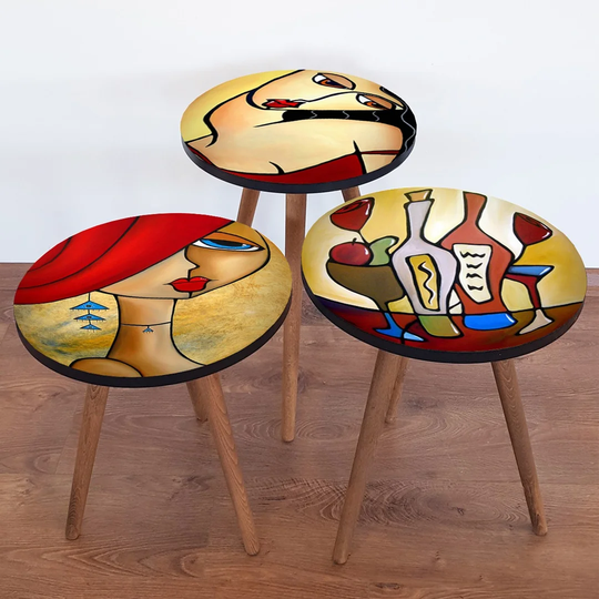 Barnum 3 Piece Nest of Tables
