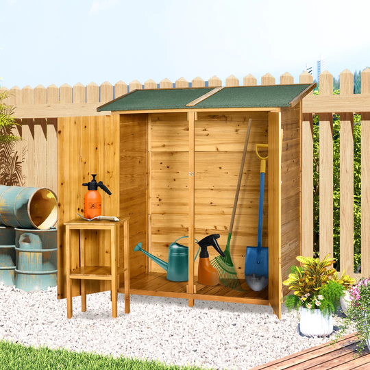 Sowell 11 ft. 8 in. W x 6 ft. 3 in. D Wooden Shiplap Flat Garden Shed