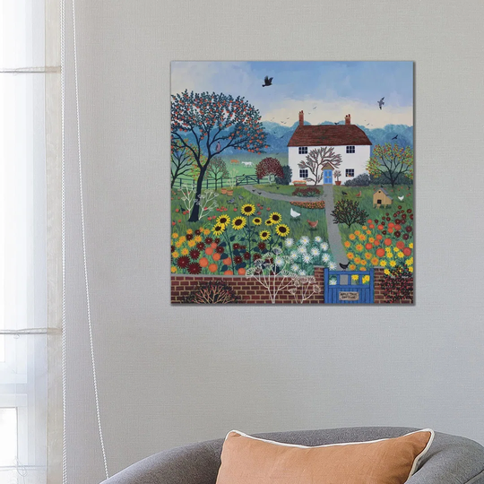 Apple Tree Cottage by Jo Grundy Acrylic Print