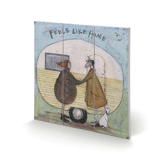 'Feels Like Home' Painting Multi-Piece Image on Wood