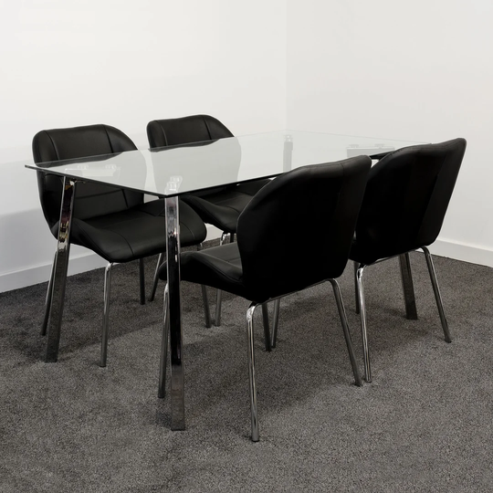 Remillard Dining Set with 4 Chairs