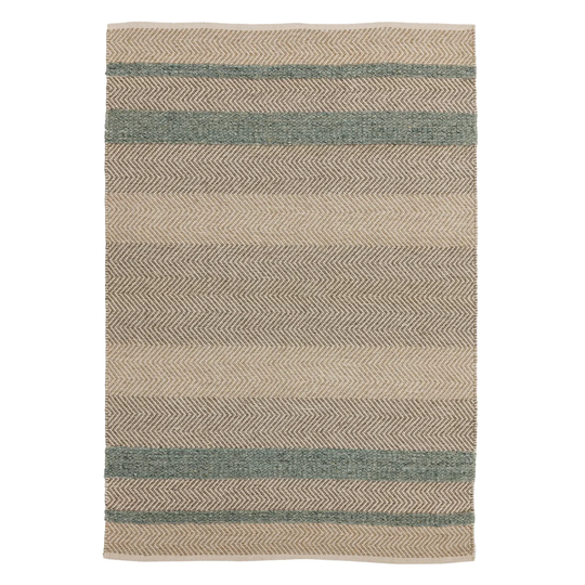Skylloura Handwoven Brown/Blue Rug