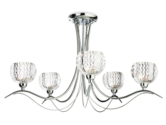 Calaver 5 Light Semi Flush Mount