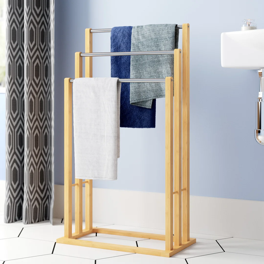 Bakker 3 Piece Wooden Freestanding Tower Stand Set