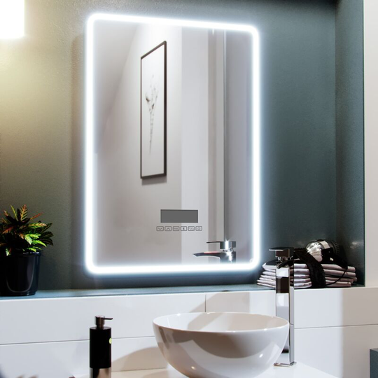 500 x 700mm led Rectangle Bluetooth Speaker Mirror