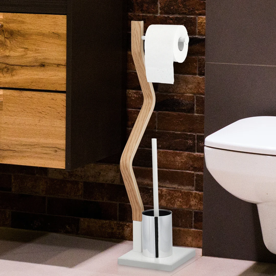 Barossa Toilet Roll & Brush Holder