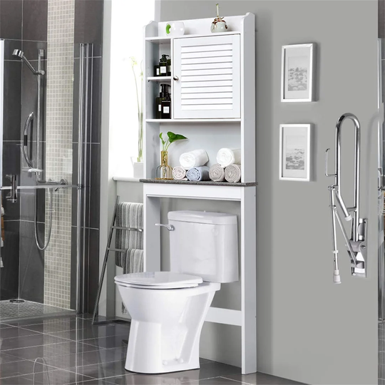 Lolley 59Cm W x 173Cm H x 19Cm D Free-Standing Over the toilet
