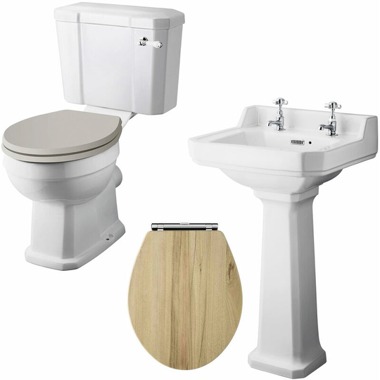Richmond Traditional Bathroom Suite 500mm Basin - Nuie